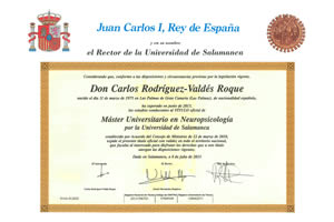 titulos oficiales carlos rodriguez psicologo